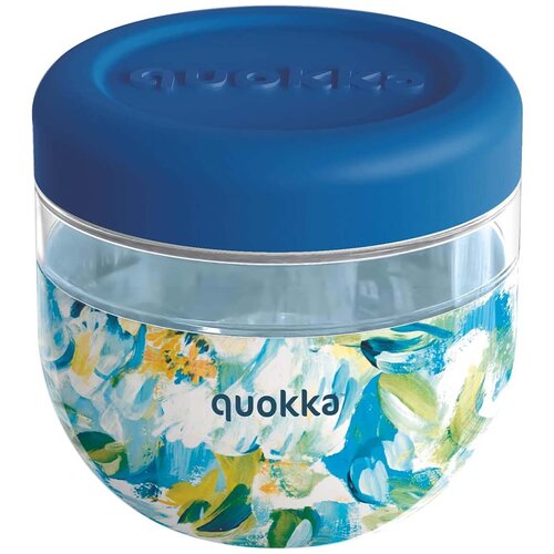NOBRAND Quokka, Posoda za hrano z motivom potonik 770ml s protizdrsnim pokrovom, Modra, (5000071470) Slike