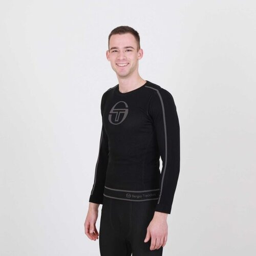Sergio Tacchini mu&amp;scaron;ka ski majica dugih rukava zander, crna Slike