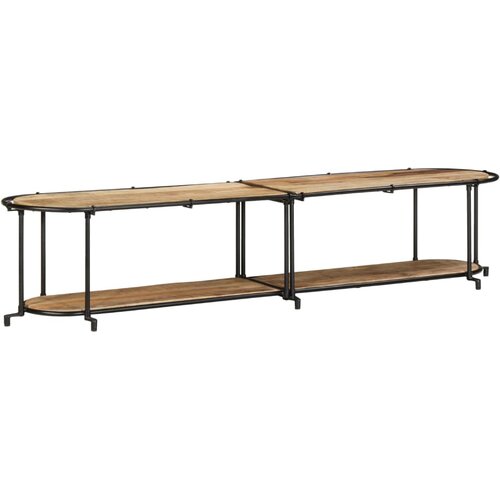 VidaXL TV omarica 200x42x40 cm trden robusten mangov les Slike