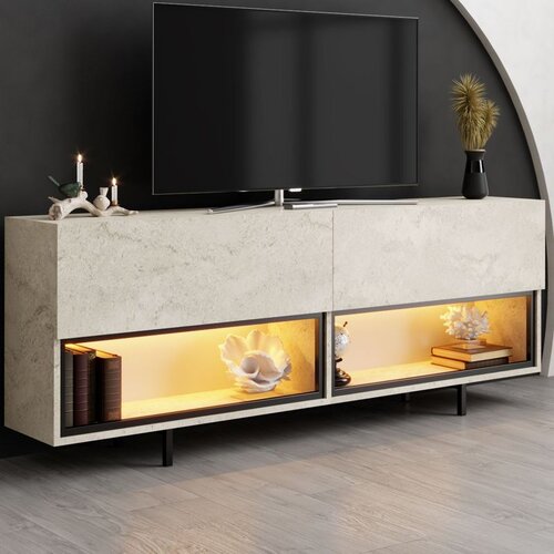 Hanah home TV komoda, bež Cene