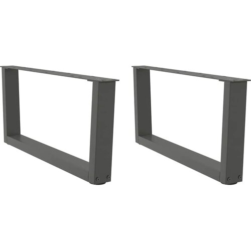  Noge za klub stolić V-oblika 2 kom antracit 70 x (30-31,3) cm čelik Cene