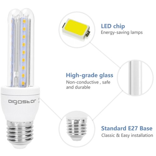 Aigostar led sijalica B5 E27/8W/230V 3000K Slike