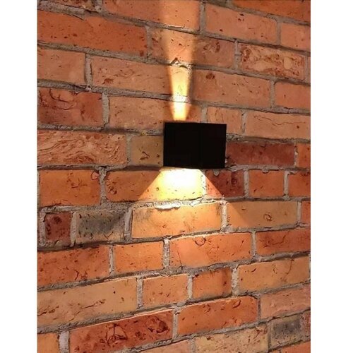  LED spolja&amp;scaron;nje zidno svetlo 2xLED/3W/230V IP54 crno Slike