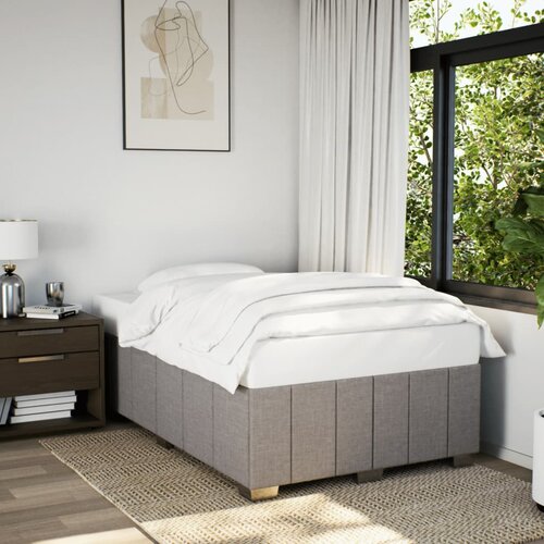 Furnova Posteljni okvir brez vzmetnice taupe 120x200 cm blago, (21935106) Slike