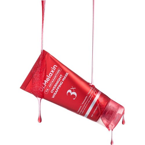 Dr. Melaxin TX Astaxanthin Overnight Wrapping Mask pomirjajoča nočna maska za poenotenje tona kože 80 ml Slike