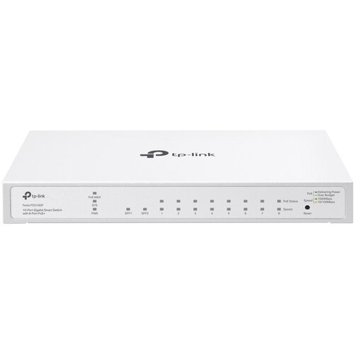 Tp-link Festa FS310GP Smart Managed Switch 8x Gigabit RJ45 PoE+ 2x Gigabit SFP 61W PoE Budget Cijene
