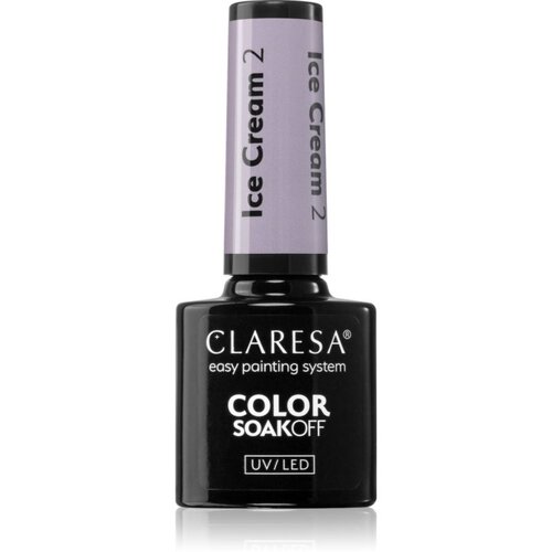 Claresa SoakOff UV/LED Color Ice Cream gel lak za nohte odtenek 2 5 g Cene
