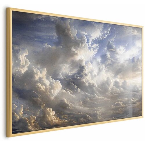  Plakat Golden Reflections on Clouds Announcing Dusk 30x21 Zlatni okvir Cijene