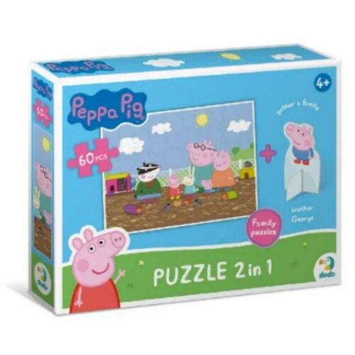 Dodo puzzle Peppa prase sa figurom, drugari Slike