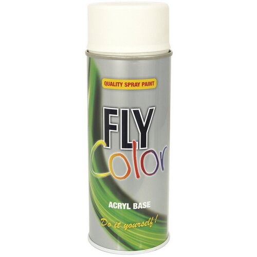 FLY COLOR Sprej bijeli mat (RAL 9010), 400 ml Slike