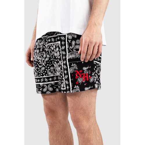 Ninth Hall Paisley Rayon Shorts black Cijene