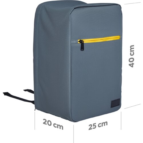 Canyon CNE-CSZ01GY01 Cabin size backpack for 15.6" laptop, Polyester, Gray Cijene
