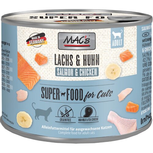  Varčno pakiranje MAC´s Cat 12 x 200 g - Losos & piščanec Cene
