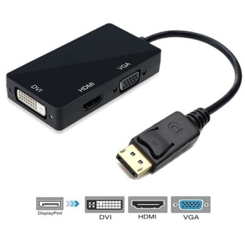 Displayport na HDMI+VGA+DVI adapter DHV-59 Cene