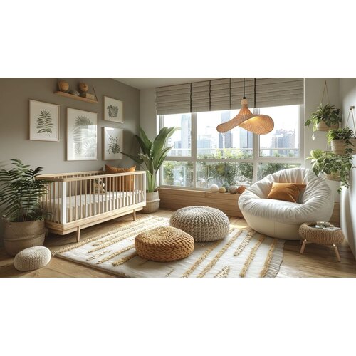 Toolight Viseća lampa od bambusa APP1642-1CP 30cm Slike