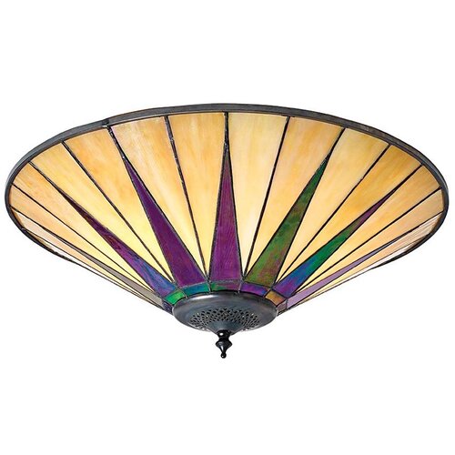 Endon 70240 - stropna svetiljka tiffany dark star 2xE27/40W/230V pr. 49 cm Cene