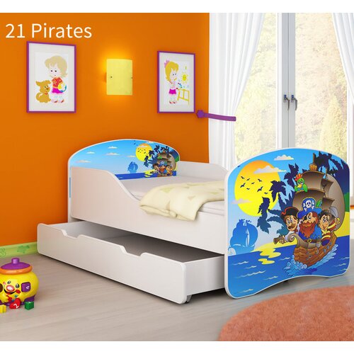  Dječji krevet ACMA s motivom + ladica 140x70 cm 21 Pirates Cene