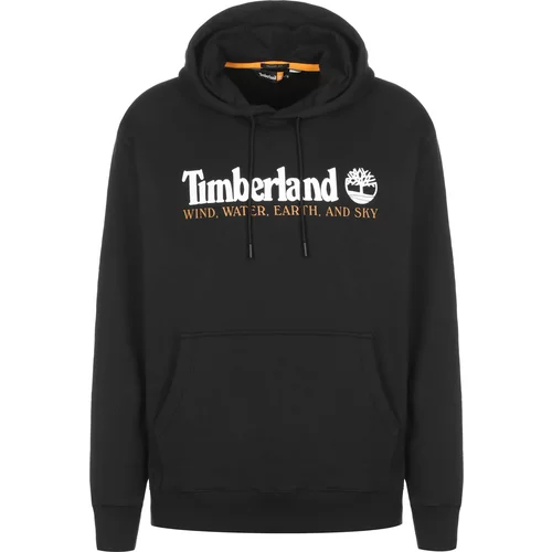 Timberland Majica svetlo oranžna / črna / bela