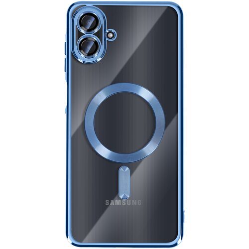 AVIZAR Ohišje za Galaxy A07, združljivo z MagSafe, s kromiranim robom, Modra, (5000190293) Cene
