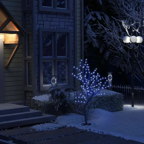 Božićno drvce sa 128 LED žarulja plavo svjetlo 120 cm