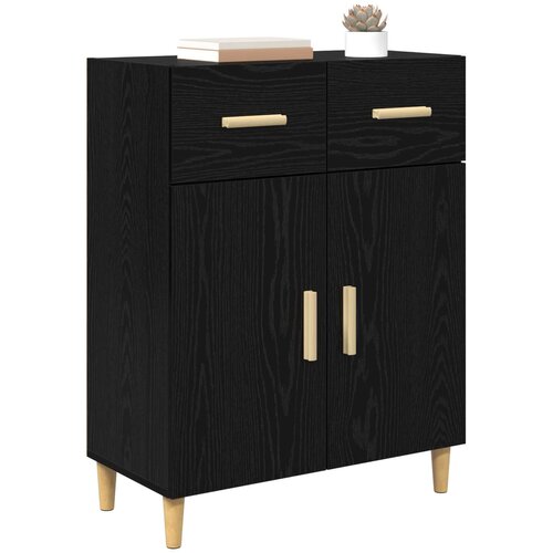  Kreveta Crni hrast 34 x 69.5 x 89 cm Konstruirano drvo Slike
