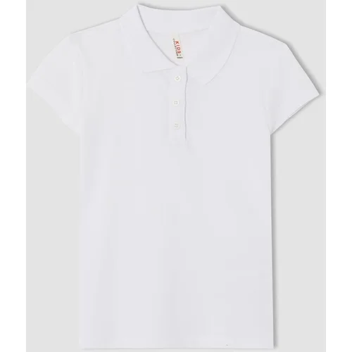 Defacto Girlsb Asic Short Sleeve Polo T-Shirt