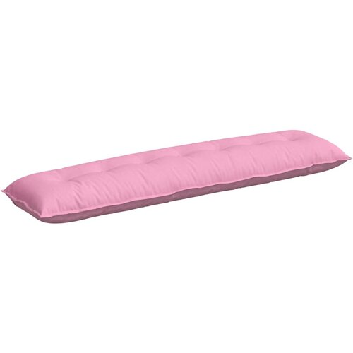 VidaXL Poglavni vzglavnik Roza 200 x 19 x 50 cm blago, (5000278296) Slike