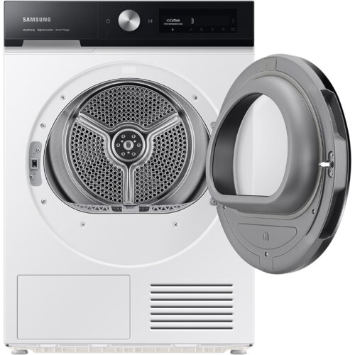 Samsung DV90BB7445GES7 ma&amp;scaron;ina za su&amp;scaron;enje ve&amp;scaron;a sa toplotnom pumpom i ai dry funkcijom, 9kg, a+++, dubina 60cm, bela sa crnim vratima Slike