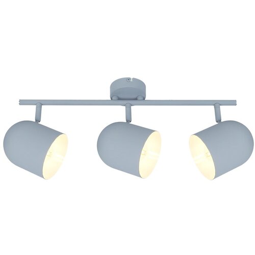 Candellux Lighting svetlo modra stropna svetilka s kovinskim senčilom 55x10 cm azuro Cene