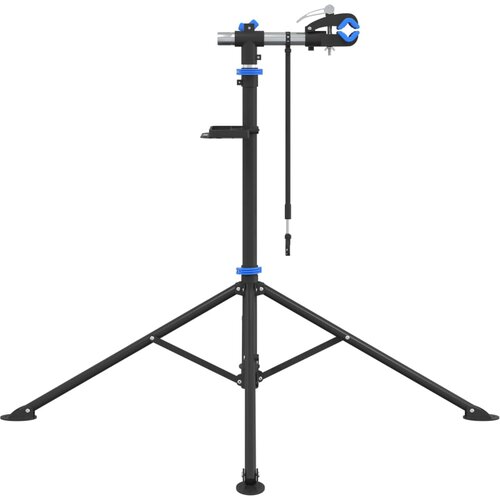  Stalak za popravak bicikla sklopivi 108 - 188 cm plavi čelični Slike