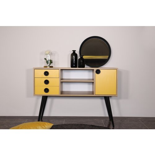 Wallity komoda HAVANA 120x80x40cm Hrast-Žuta Cene