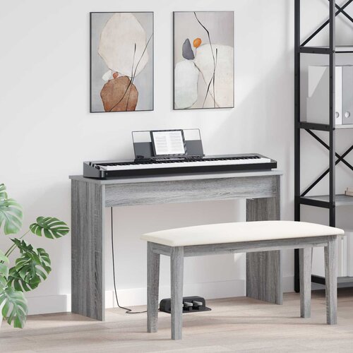  Stalak za klavijaturu Siva Sonoma 100 x 32 x 64 cm Cene