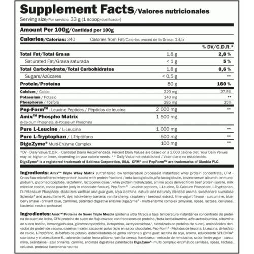Amix anabolic monster whey 2000 g jagoda - banana Slike