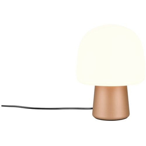  Namizna svetilka v belo-bronasti barvi s steklenim senčnikom (vi&amp;scaron;ina 27 cm) Steen - Slike