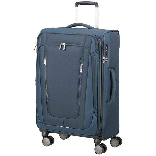 American Tourister Wanderlite kofer M s pro&amp;scaron;irenjem, 73/81 l, plavi Slike