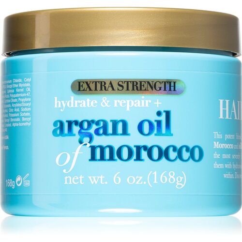 OGX Argan Oil Of Morocco Extra Strenght intenzivna obnovitvena maska za poškodovane lase 168 g Cene