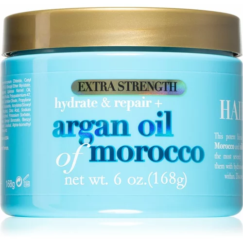 OGX Argan Oil Of Morocco Extra Strenght intenzivna obnovitvena maska za poškodovane lase 168 g