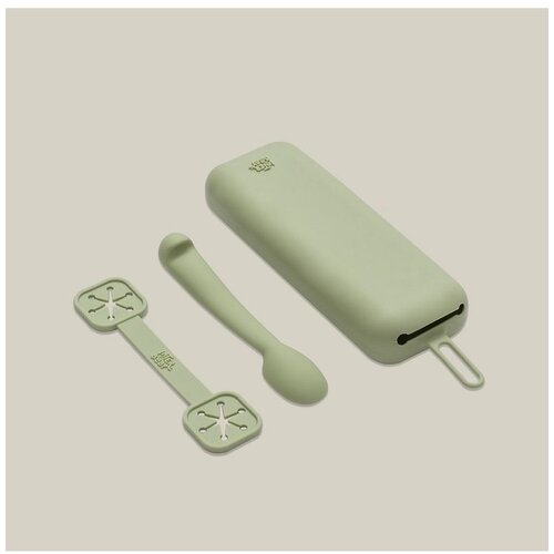 Interbaby set silikonskog pribora za jelo Olive Green Slike