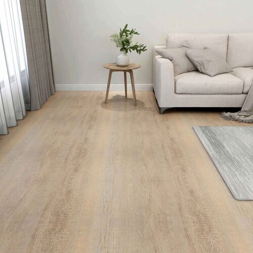  Podne daske 5,11 m² 55 pcs PVC Svijetlo siva, Tamno smeđa Cene
