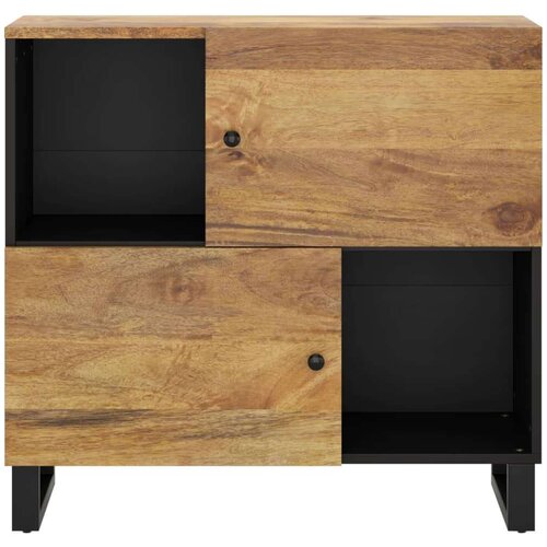 VidaXL Komoda s 2 vrata 80 x 33 x 75 cm od masivnog drva manga Slike