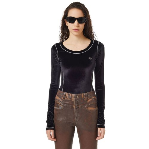 Diesel T-shirt - T-VELLY T-SHIRT black Cene