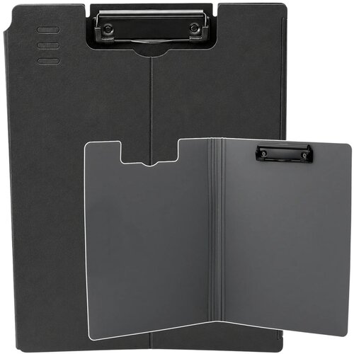  Clipboard Board With Cover Metal Clip A4 Plastic Office Black Cijene