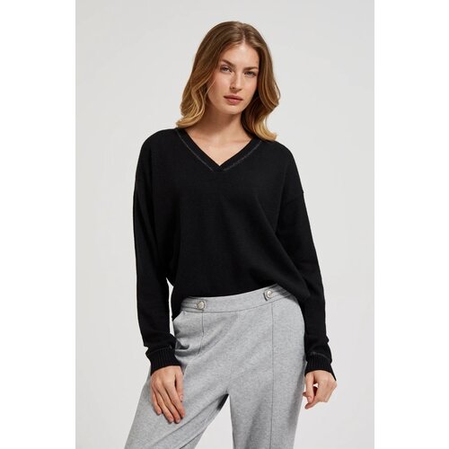 Marisse Women's Sweater Z-Sw-4518 Black Cene