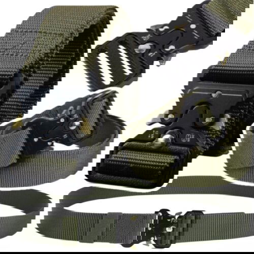 Traka za taktički vojni pojas, crna 120 x 3,8 cm Slike