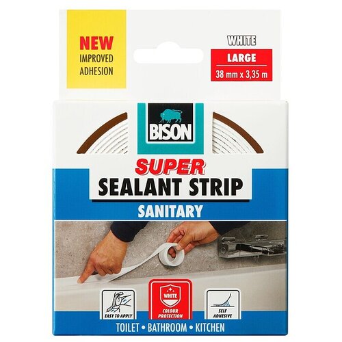 Bison Sanitarni tesnilni trak Super Large (Do x &Scaron;: 3,35 m x 38 mm) Cene