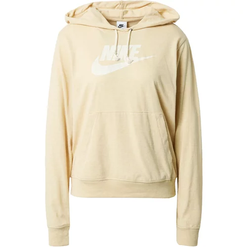 Nike Sportswear Sweater majica boja devine dlake (camel) / bijela