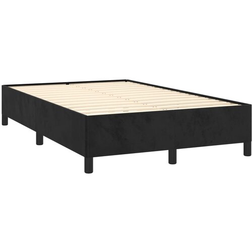 VidaXL Posteljni okvir črn 120x190 cm žamet, (21128316) Slike