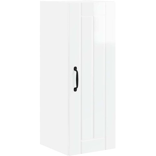  Ormar za Zid Lucca Bijela visokog sjaja 30 x 31 x 80 cm Slike
