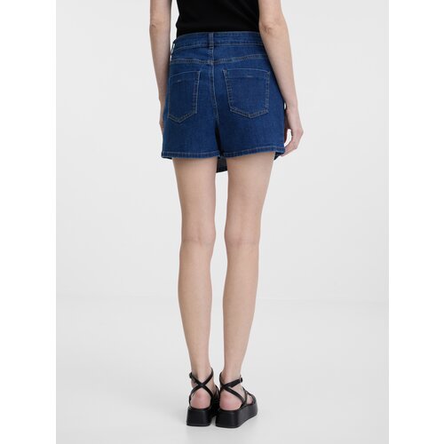 Orsay Blue Women's Denim Shorts - Women's Cene