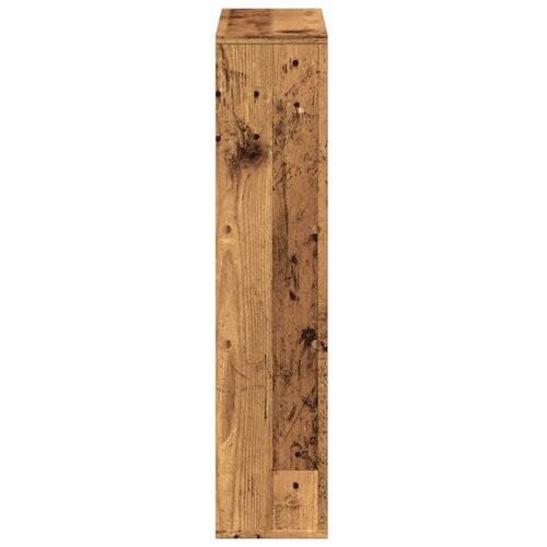  Regal za knjige boja starog drva 63x20x90 cm konstruirano drvo Slike